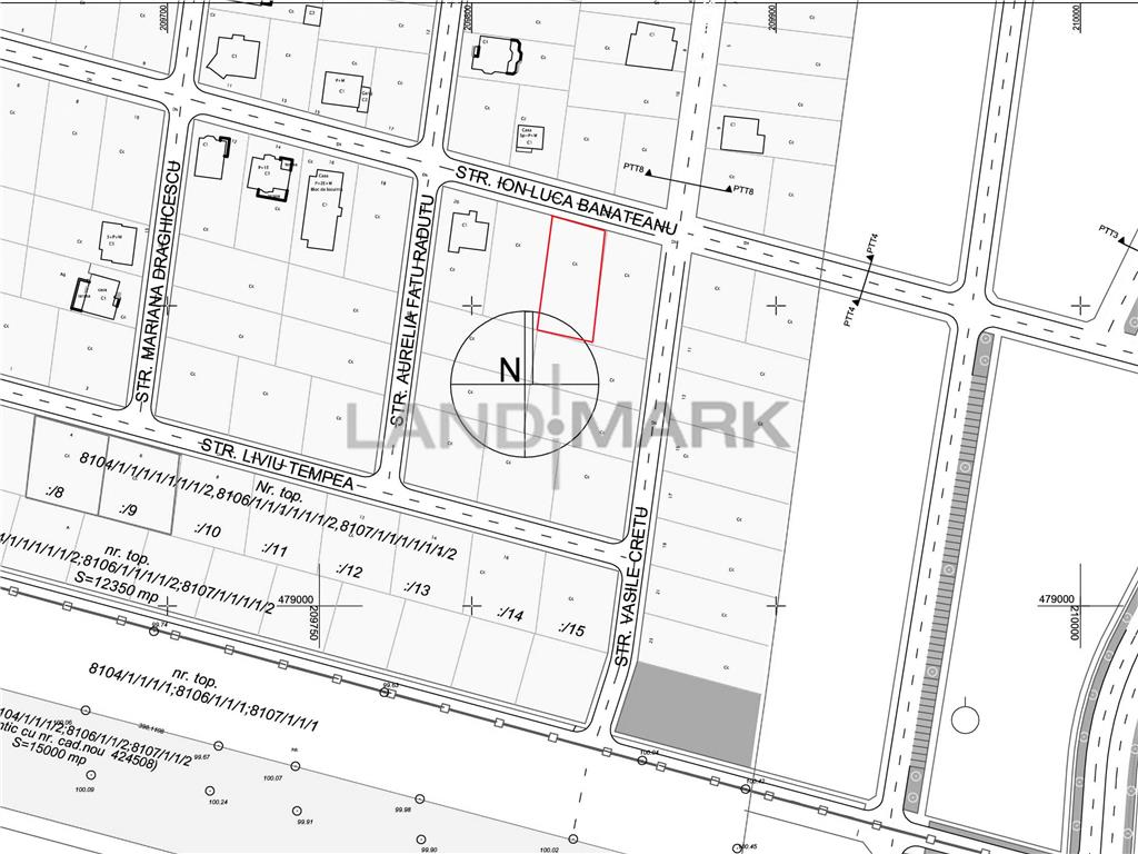 Teren de vanzare in zona Campului