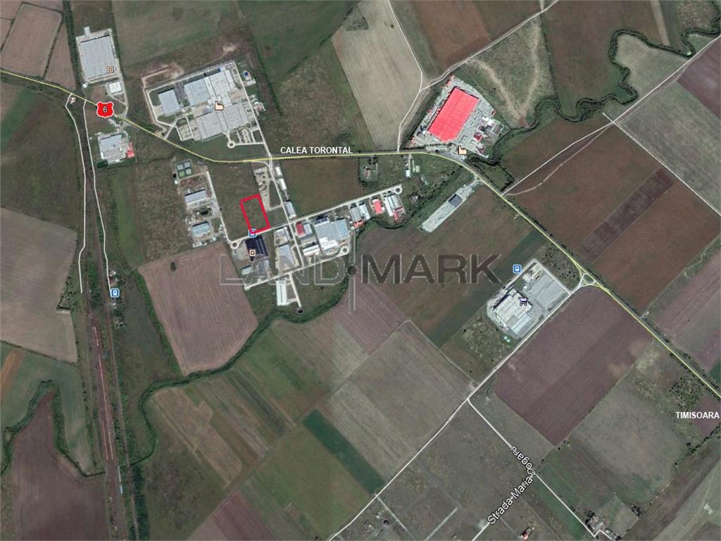 Teren Industrial de vanzare in zona Torontalului PITT