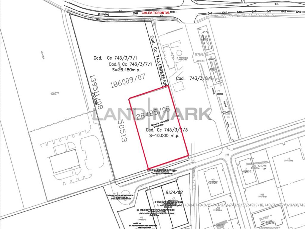 Teren Industrial de vanzare in zona Torontalului PITT