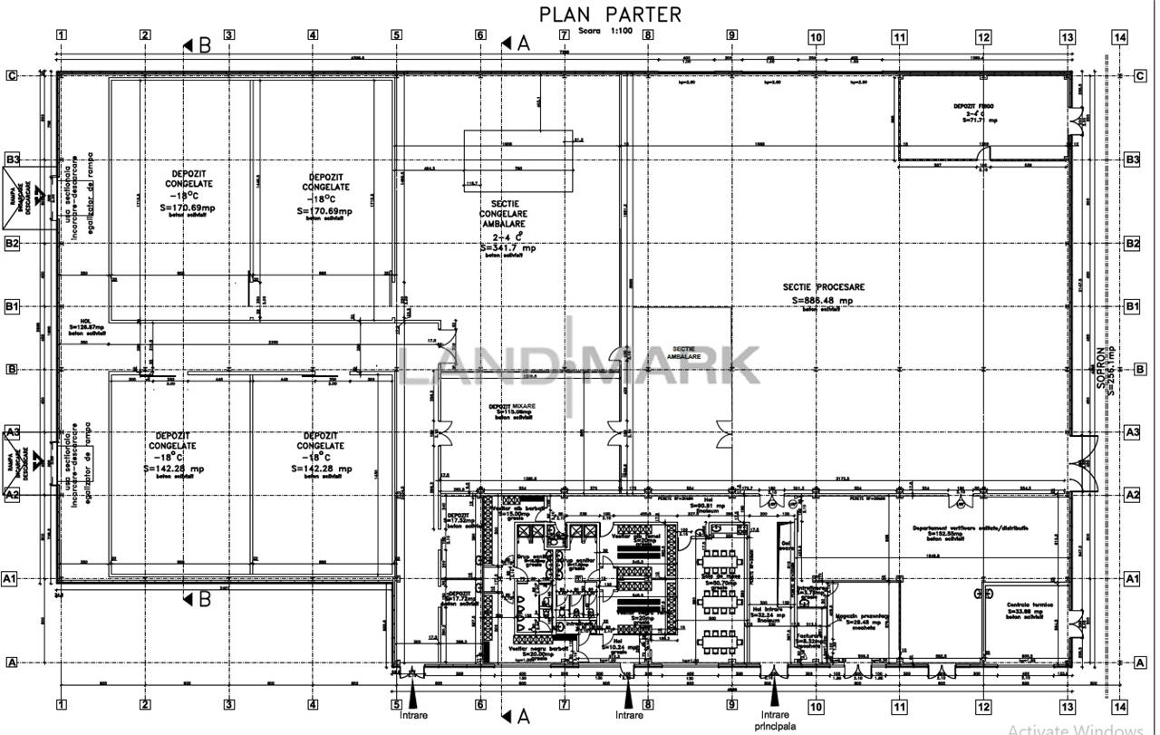 Hala industriala cu depozit Frigo, 3650 mp , Timisoara NORD