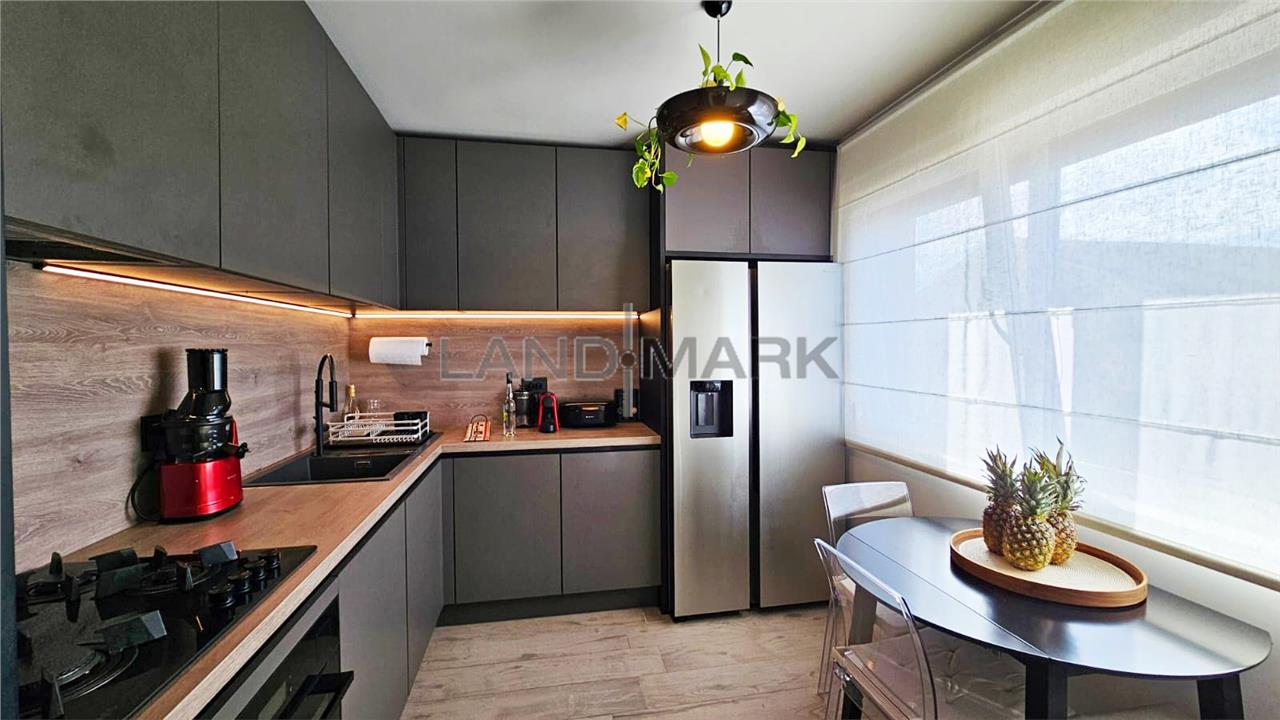 COMISION 0% Apartament premium, mobilat 3 camere 2 bai Dumbravita Kauf