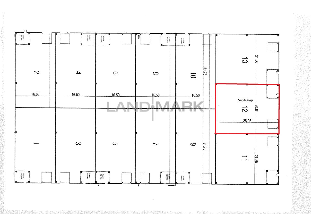 Hala industriala de vanzare , Timisoara exterior NORD