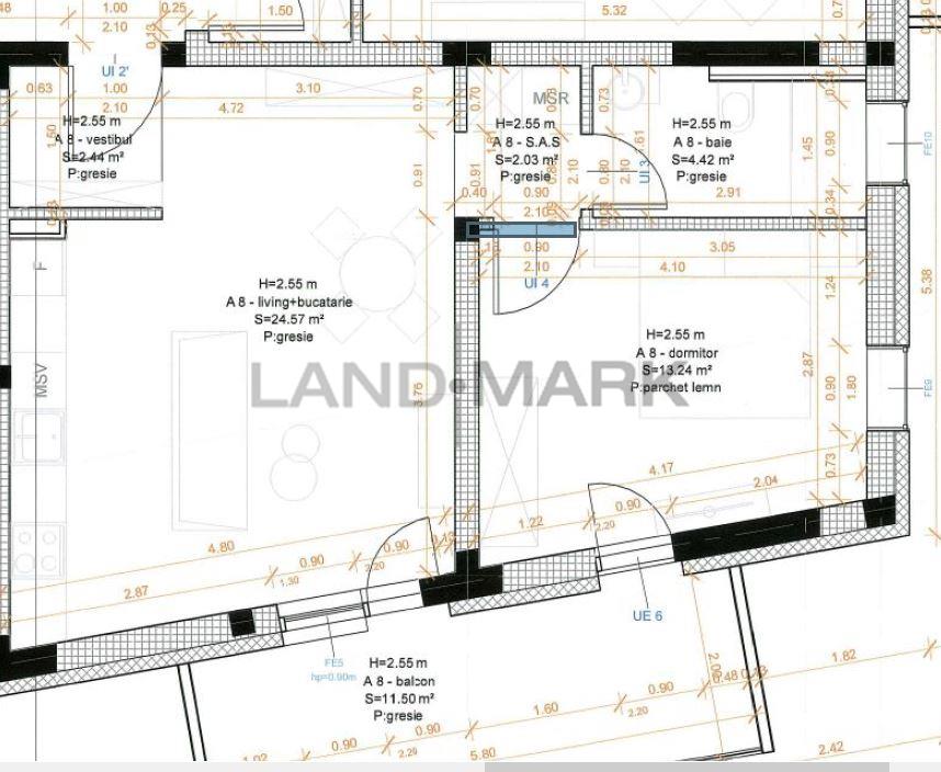 APARTAMENT 2 CAMERE ET 2 CU LIFT BLOC NOU BLV REBREANU