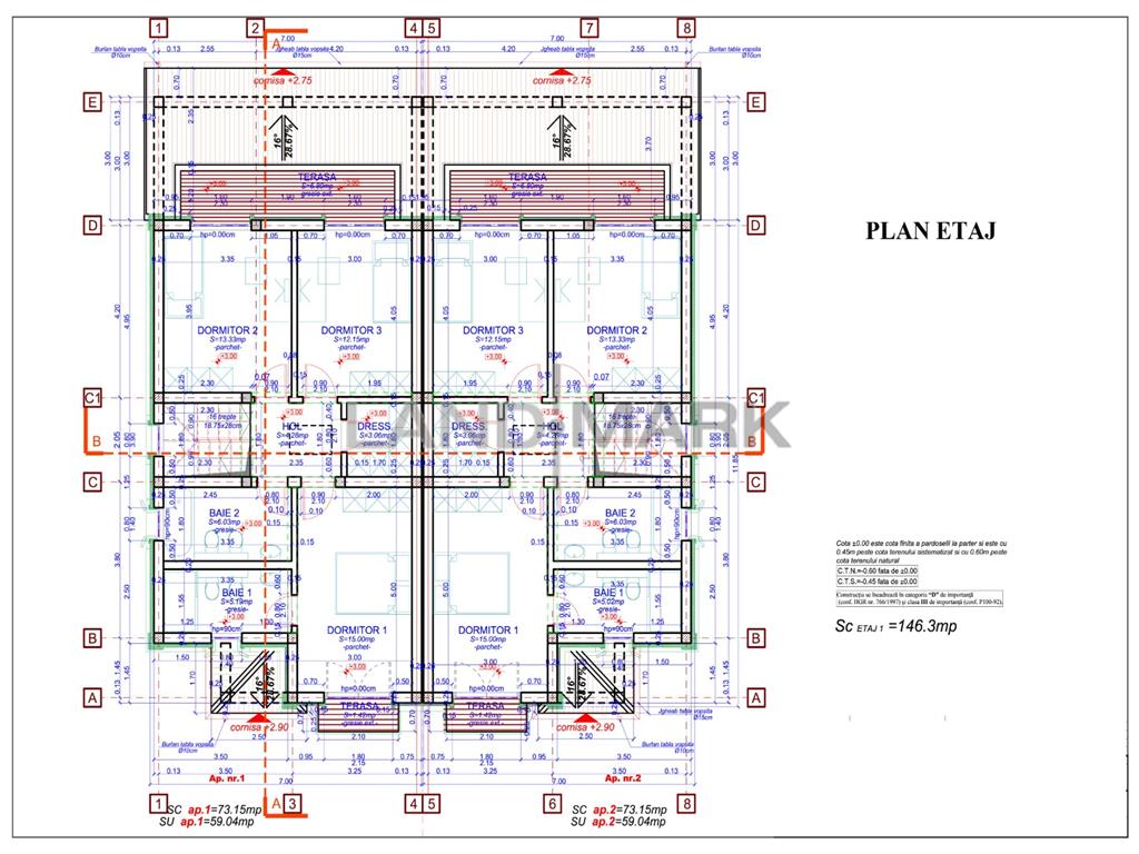 Unitate in Duplex stil mediteranean mobilat zona centrala Dumbravita