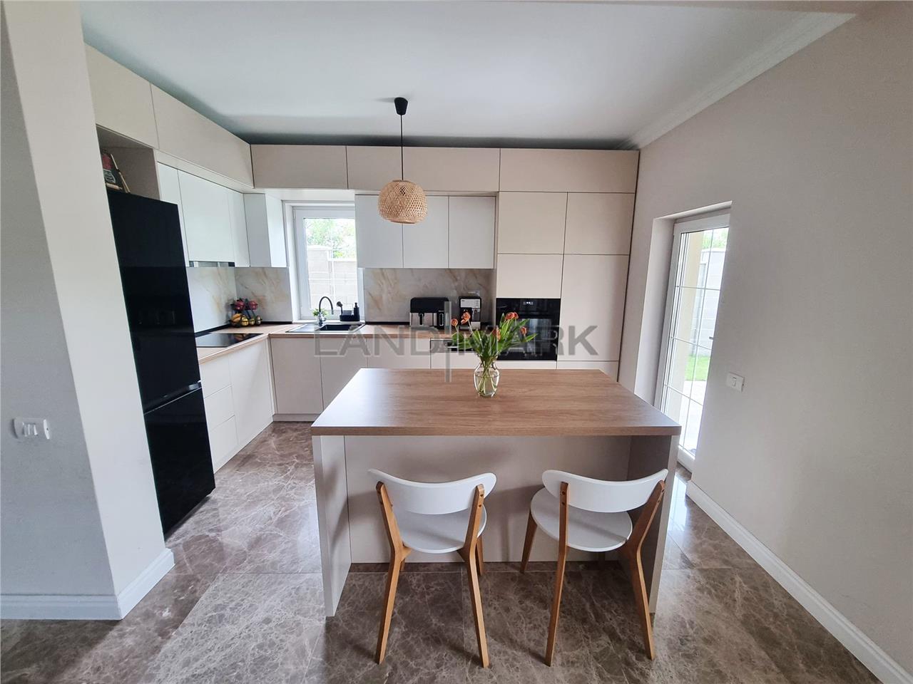 Unitate in Duplex stil mediteranean mobilat zona centrala Dumbravita