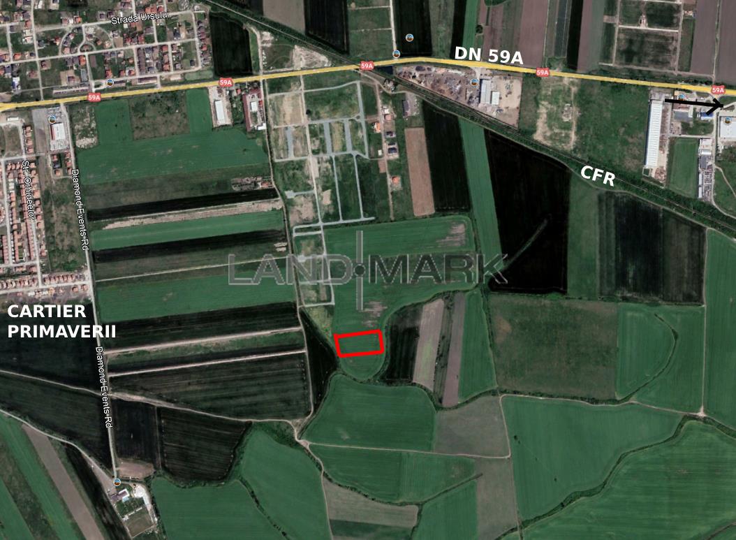 Teren pentru DEZVOLTARE rezidentiala in zona Sacalaz