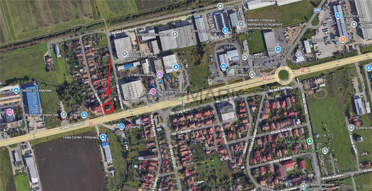 Teren de vanzare, Calea Lugojului la 4 benzi !