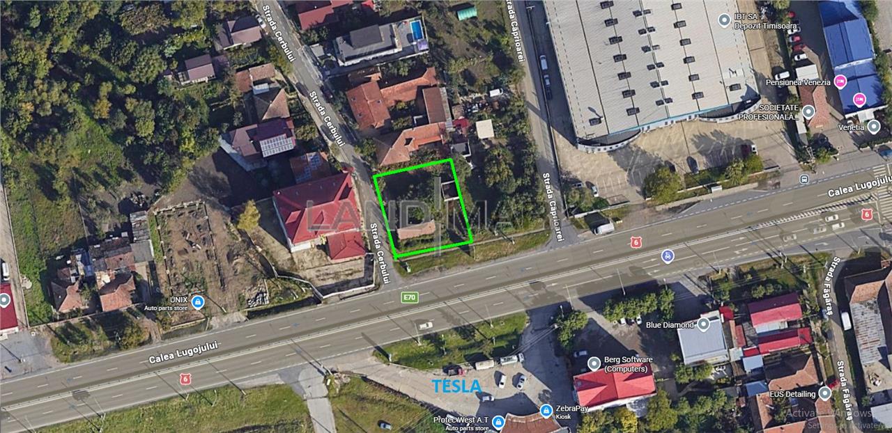 Teren de vanzare, Calea Lugojului la 4 benzi !
