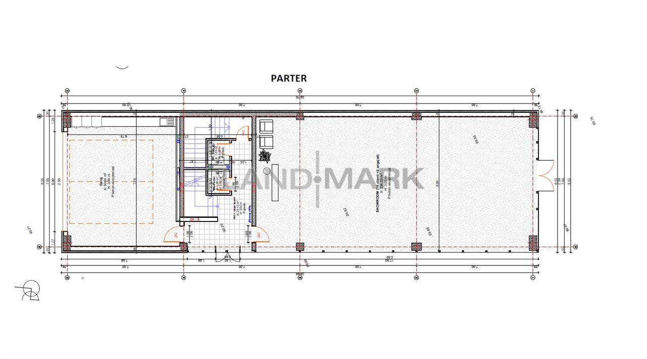 Cladire Comerciala P+3E, pozitie strategica la bulevard
