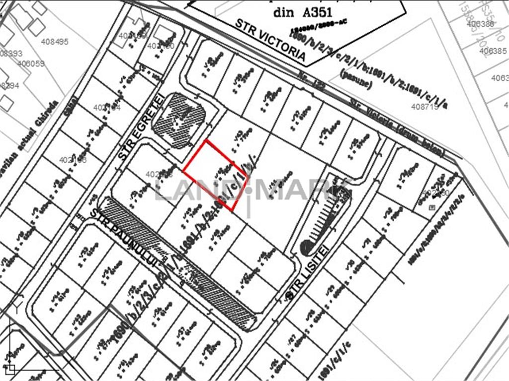 Teren de vanzare in zona Ghiroda dupa pod