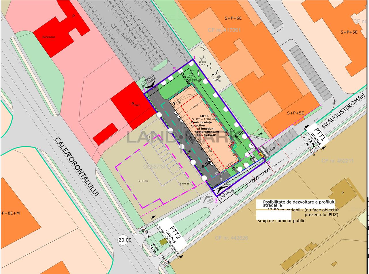 Comision 0% Teren pentru BLOC S+P+4E de vanzare zona Torontalului