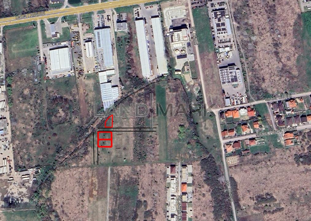 Terenuri pentru BLOC + SERVICII de vanzare in zona Ghiroda